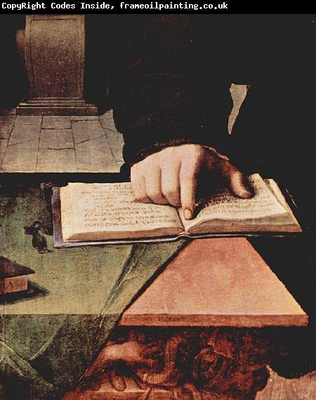 Angelo Bronzino Hand im aufgeschlagenem Buch